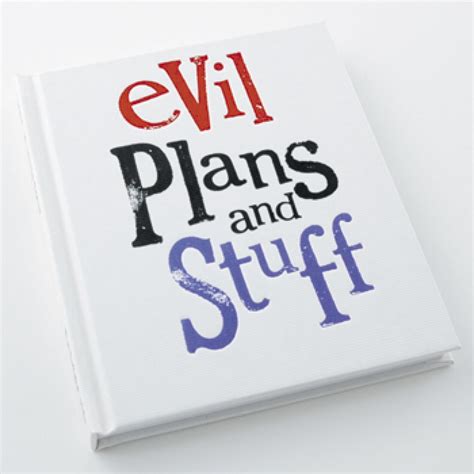 Evil Plans And Stuff Notebook