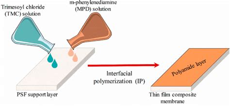 Protocol Steps Used To Prepare Polyamide Thin Film Composite PA TFC