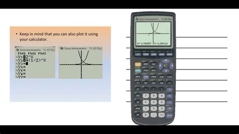 Graphing Exponential Function In Calculator Youtube