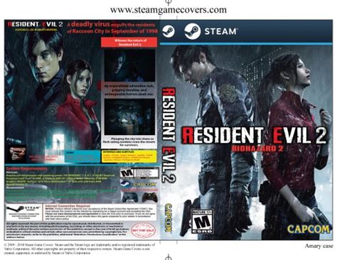 Steam Game Covers Resident Evil 2 Biohazard Re2 Box Art