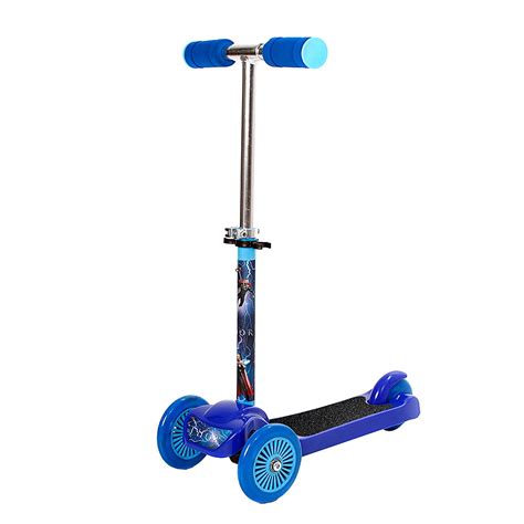 Patinete Para Crian As Scooter Rodas Brinquedo Infantil Menino Azul