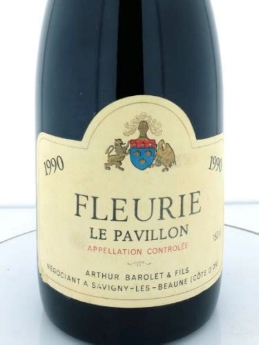 Arthur Barolet Fils Fleurie Le Pavillon Vivino