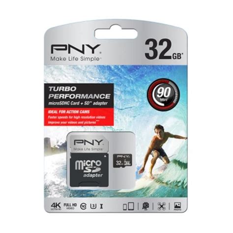 Pny Turbo Performance Carte M Moire Micro Sdxc Go Classe Achat