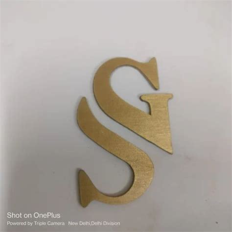 Golden Polished Brass Alphabet Letters, For Advertisement at Rs 125 ...