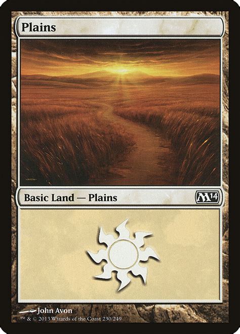 Plains · Magic 2014 M14 230 · Scryfall Magic The Gathering Search