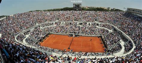 Niece On A Large Scale Whimsical Foro Italico Campi Tennis Bloom