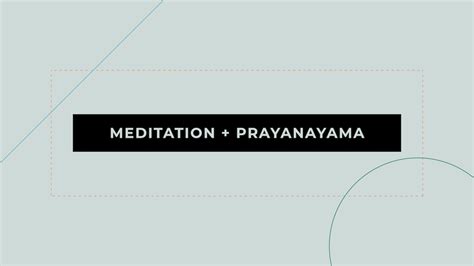 Meditation + Pranayama - Citizen On-Demand