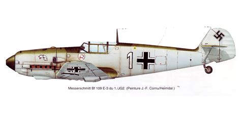 Asisbiz Messerschmitt Bf E Jg White Otto Bertram Wnr