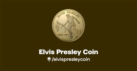 Elvis Presley Coin Twitter Instagram Facebook TikTok Linktree