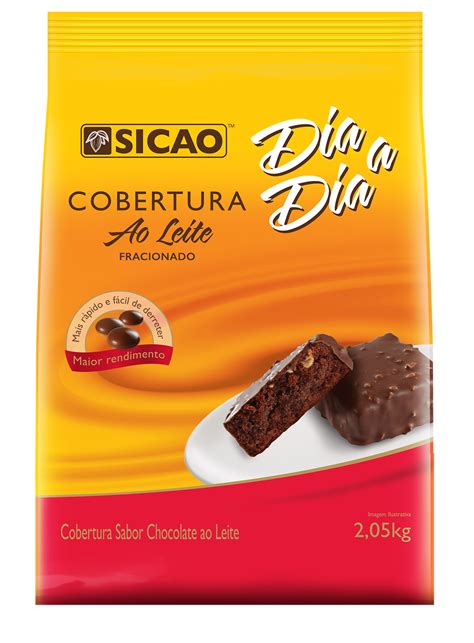 Sicao Cobertura Fracionada Sabor Chocolate Ao Leite Sicao Fácil 20 kg