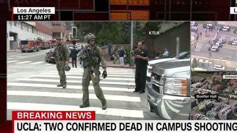 Lapd Ucla Shooting Is Murder Suicide Cnn Video