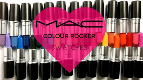 Mac Color Rocker Swatches Youtube