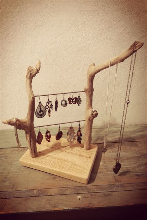 Jewellery stand Driftwood Bastelholic Schmuckständer アクセサリー ディスプレイ