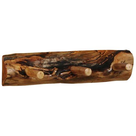 Beartooth Aspen Half Log Coat Rack