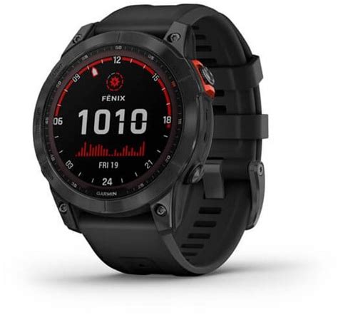 Garmin Fenix Solar Sportuhr Schwarz Schiefergrau Online Kaufen Bei