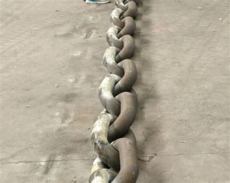 China Customized Studless Link Anchor Chain For Offshore Mooring