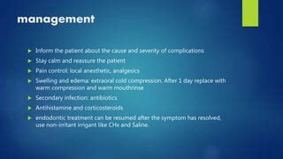 Complications During Root Canal Irrigation | PPT