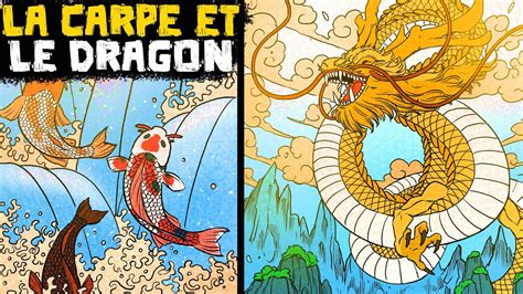 La Carpe et le Dragon La Légende de l Origine du Dragon Chinois