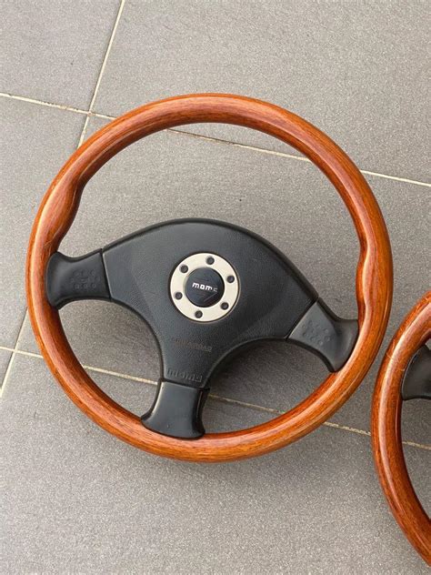 Steering Momo Walnut For Perodua Kenari Kelisa Viva Kancil Sub L6