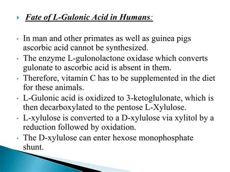 Uronic Acid Pathway Ppt