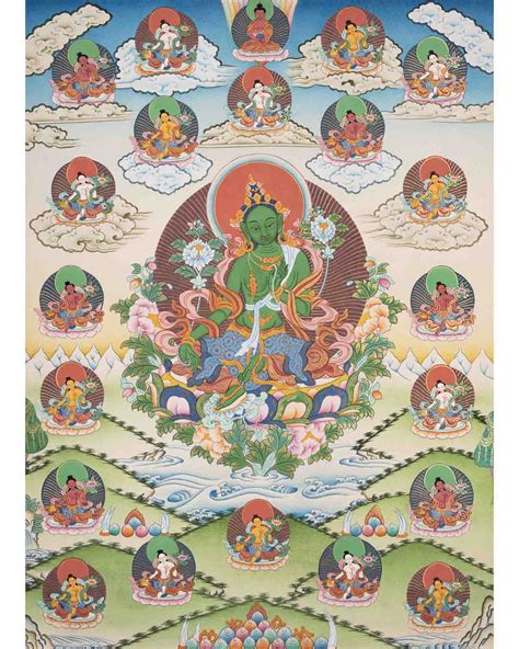 21 Tara Thangka Religious Buddhist Art Wall Decors