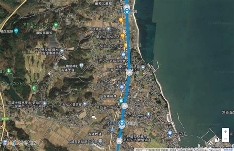 Jr気仙沼線brt・大船渡線brt 信号・待避所の配置図（2023年3月現在） 君と、a列車で行こう。