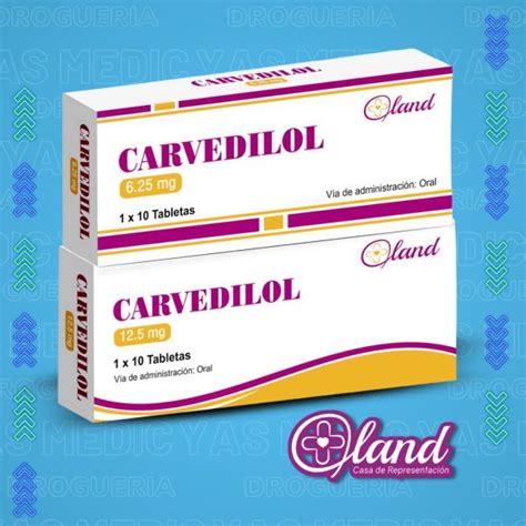 CARVEDILOL 25 MG X 10 TAB LAND