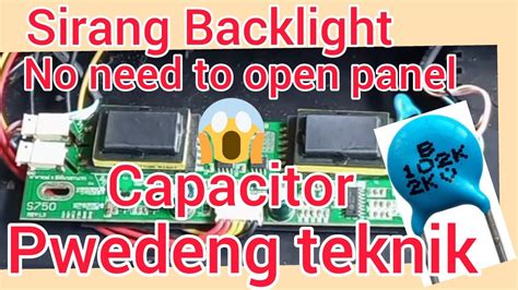 How To Fix Led Tv Backlight No Need To Open Panel Youtube