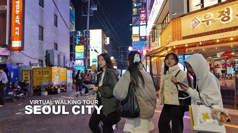 금요일 저녁 서울 강남역 거리 주변 도심풍경 Seoul South Korea Travel 4k Youtube