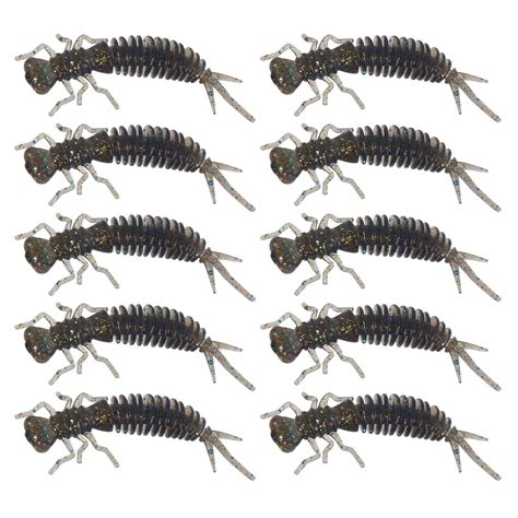 10 Pcs Fishing Lure Set 8Pcs Bionic Fishing Lure Bait Head Sea Fish