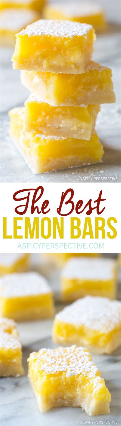 The Best Lemon Bars A Spicy Perspective