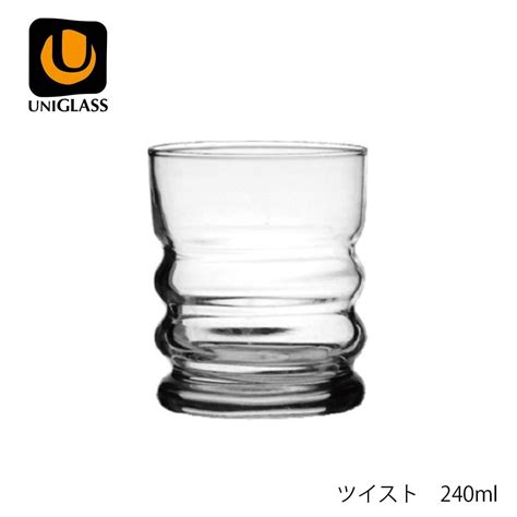 【楽天市場】uniglass ユニグラス ツイスト 240ml Yioula Glassworks ブルガリア製 グラス：accessいいものショップ