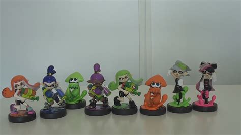 Splatoon amiibo wave 2 - unboxing and comparison