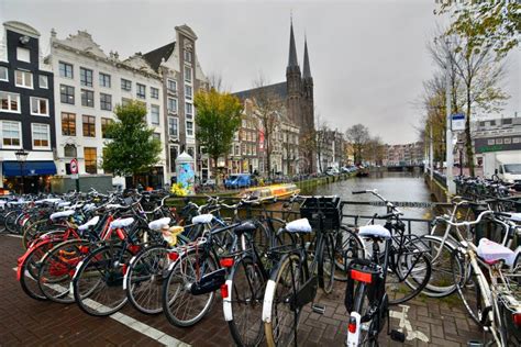 Canal Street Amsterdam Netherlands Editorial Image Image Of Outdoor Fall 62924495