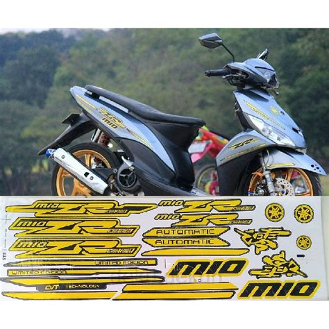 Jual Stiker Cutting Yamaha Striping Mio Sporty Zr Cuting Sablon