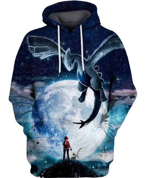 Legend Lugia Pokemon Hoodie 3d Animetrium