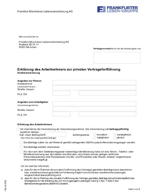 Ausfüllbar Online Erklrung des Arbeitnehmers zur privaten Fax Email