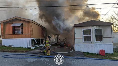 Mobile Home Fire In Uwchlan Township West Whiteland Fire Company