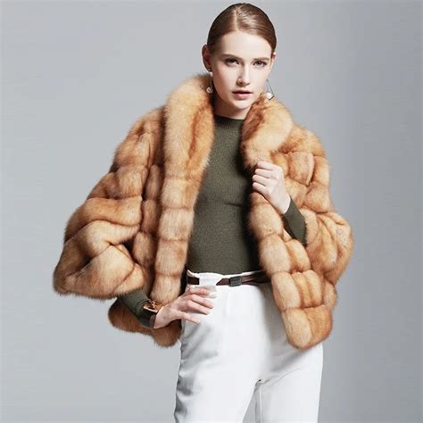 Genuine Mink Fur Coat Women Luxury Fur Jacket Russia Sable Mink Marten Real Fur Coats High End