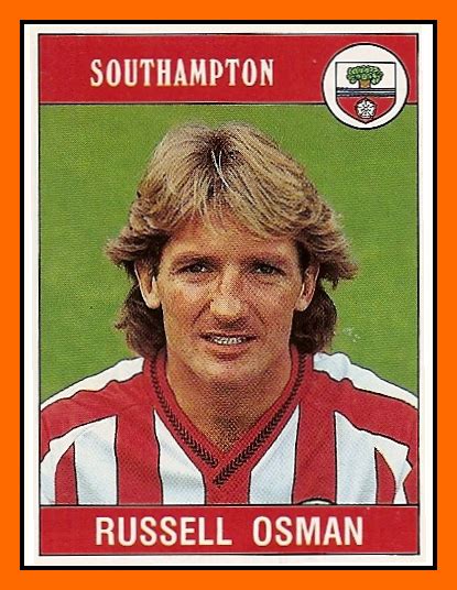 Russell Osman Southampton Football Stickers Football Cards Football