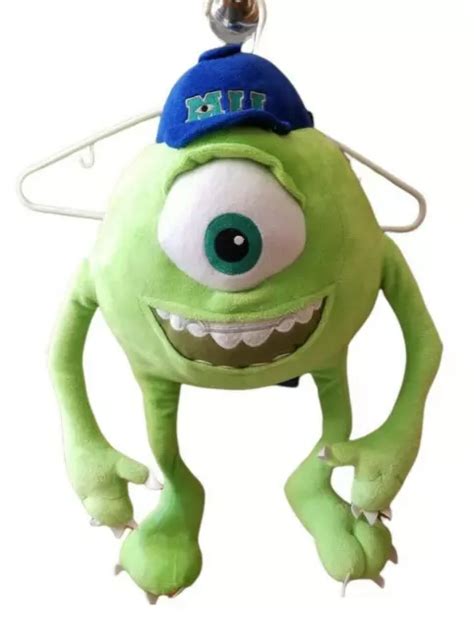 Walt Disney Monsters Inc University Mike Wazowski 17x12 Large Plush Backpack £3317