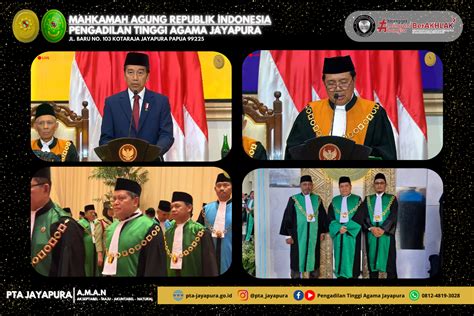 Ketua Pengadilan Tinggi Agama Jayapura Hadiri Sidang Istimewa Laporan