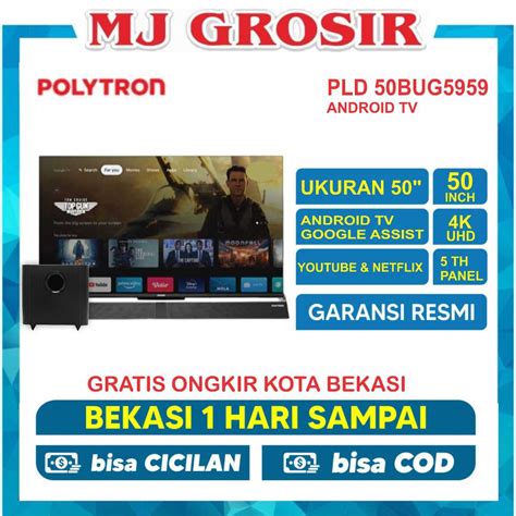 Jual Led Tv Polytron Bug Inch Usb Movie Android Shopee