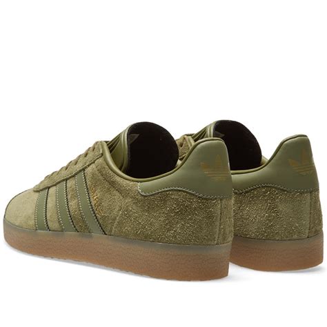 Adidas Gazelle Olive Cargo Gum END US