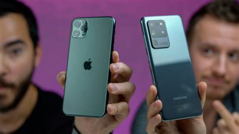 Iphone 11 Pro Max Vs Samsung Galaxy S20 Ultra Youtube