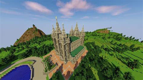 Salt Lake City Temple Minecraft Map