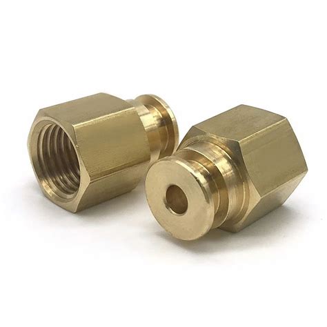 Hexagonal Brass Hex Nut For Hardware Fitting Inner Diameter Less