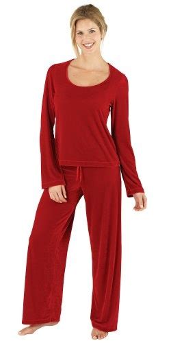 Pajamagram Womens Pajamas Velour Pajamas Ruby Long Sleeve Xl