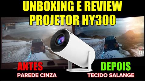 REVIEW PROJETOR HY300 SUPER DICA DE COMO AUMENTAR O BRILHO E