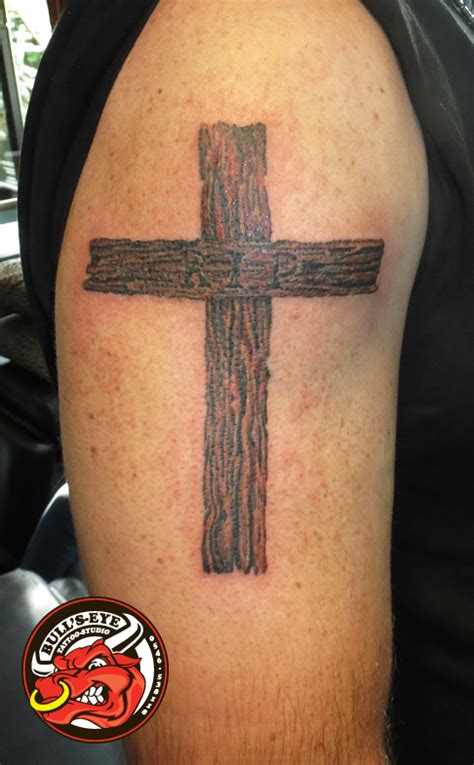 Wood Cross Tattoo By Bullseyetattoo On Deviantart